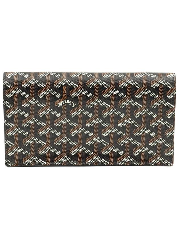 Black Goyadin Canvas Richelieu Long Wallet APMRICHELIEU 01 - GOYARD - BALAAN 3