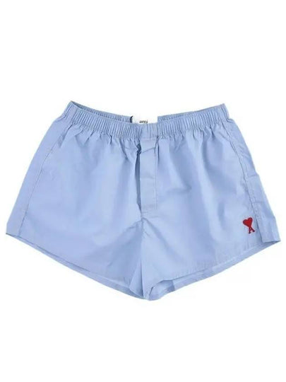 De Coeur Cotton Shorts Blue - AMI - BALAAN 2