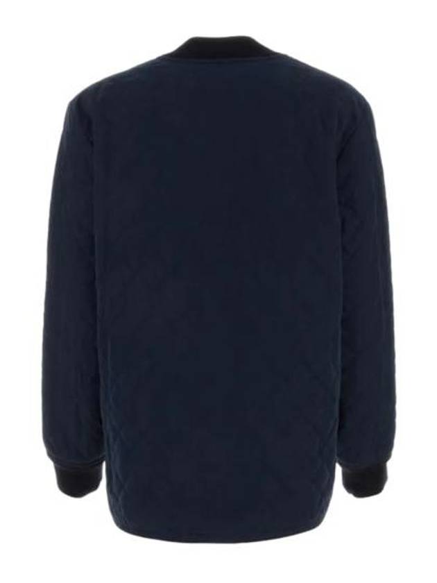 Elea Quilting Zip-Up Jacket Navy - A.P.C. - BALAAN 3