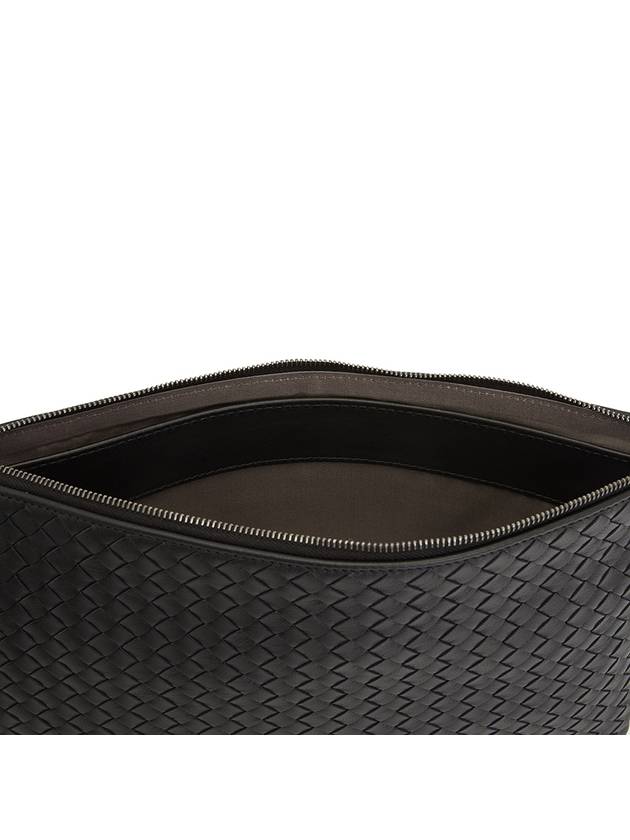 Intrecciato Clutch Bag Black - BOTTEGA VENETA - BALAAN 7