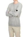 Light Fleece Sweatshirt Grey - CP COMPANY - BALAAN 6