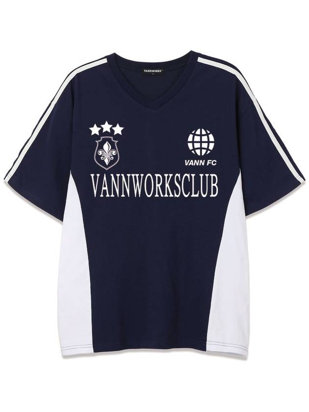 Sporty block core V-neck short sleeve t-shirt VS0033 - VANN WORKS - BALAAN 2