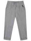 Wool Jogger Pants OF5012GBGREY - ONOFF - BALAAN 1