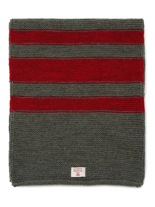 Army striped wool muffler AU ACC 6 ARMY - NIGEL CABOURN - BALAAN 1