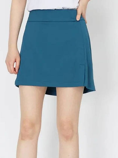 Women's Amelie Golf Skirt Moroccan Blue - J.LINDEBERG - BALAAN 2