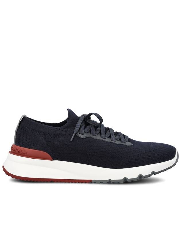 Knit Running Sneakers Navy - BRUNELLO CUCINELLI - BALAAN 2