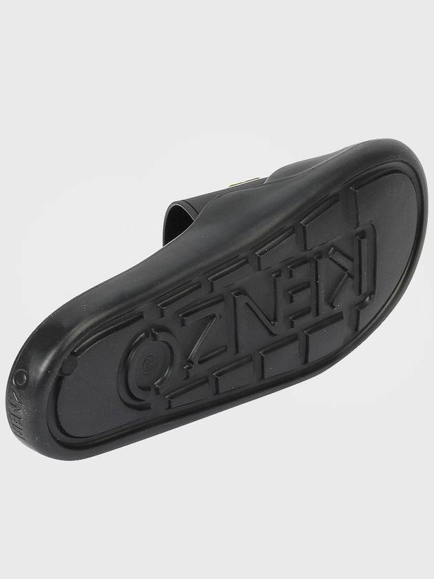 logo printing slippers black - KENZO - BALAAN.