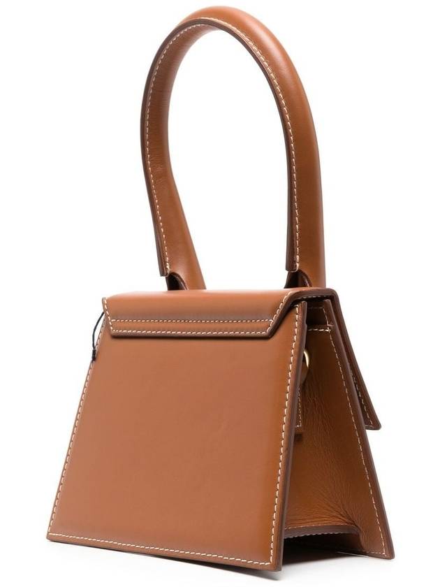 Le Chiquito Moyen Signature Tote Bag Light Brown - JACQUEMUS - BALAAN 3