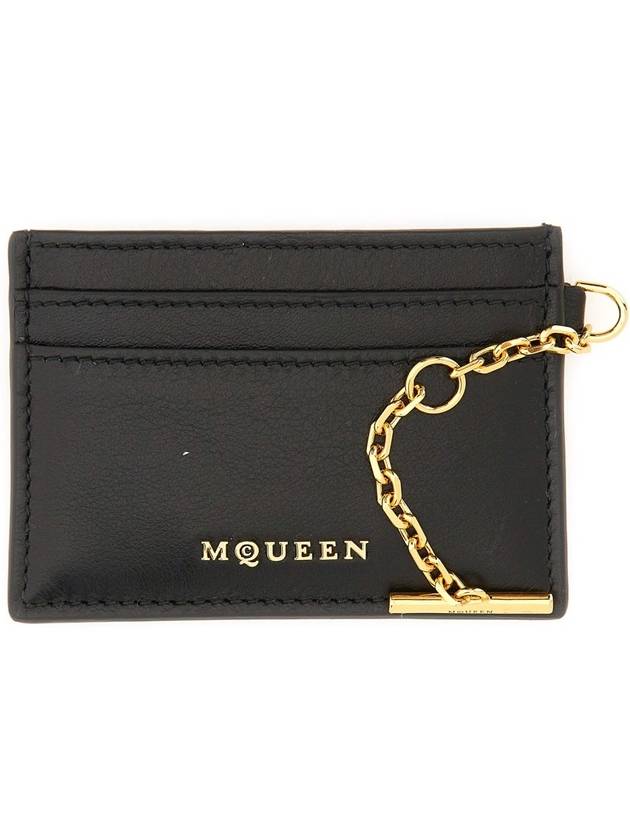 Logo Card Wallet Black - ALEXANDER MCQUEEN - BALAAN 2