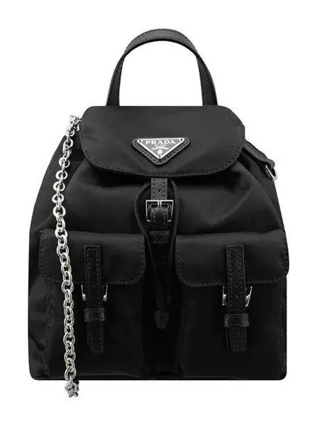 Re-Nylon Mini Backpack Black - PRADA - BALAAN 2