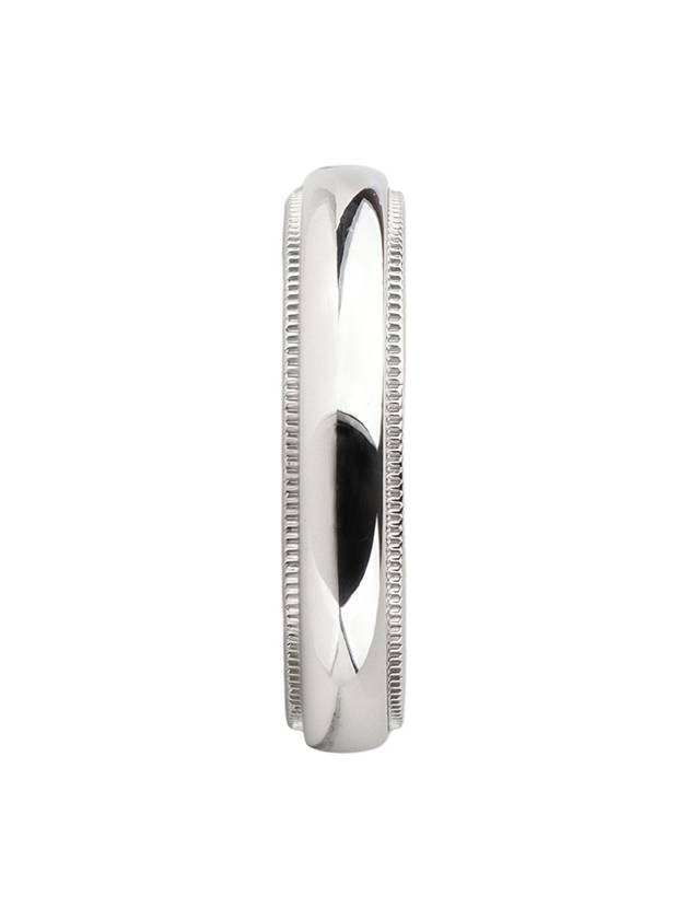 Platinum Together Milgrain Band Ring 4MM No 1034230 - TIFFANY & CO. - BALAAN 2