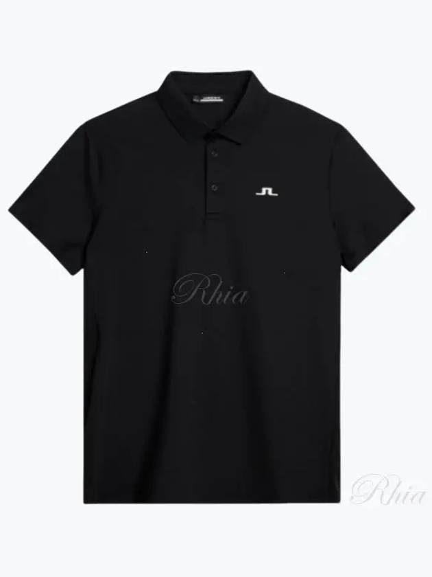 Men's Duff Regular Polo Shirt Black - J.LINDEBERG - BALAAN 2