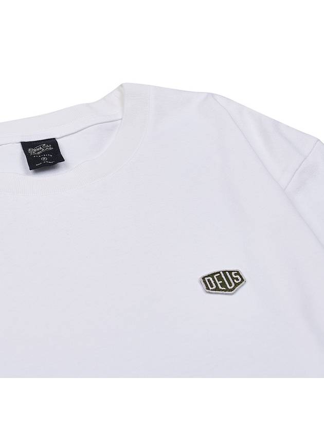Men s Shield Standard Short Sleeve T Shirt DMF201877 WHITE - DEUS EX MACHINA - BALAAN 3