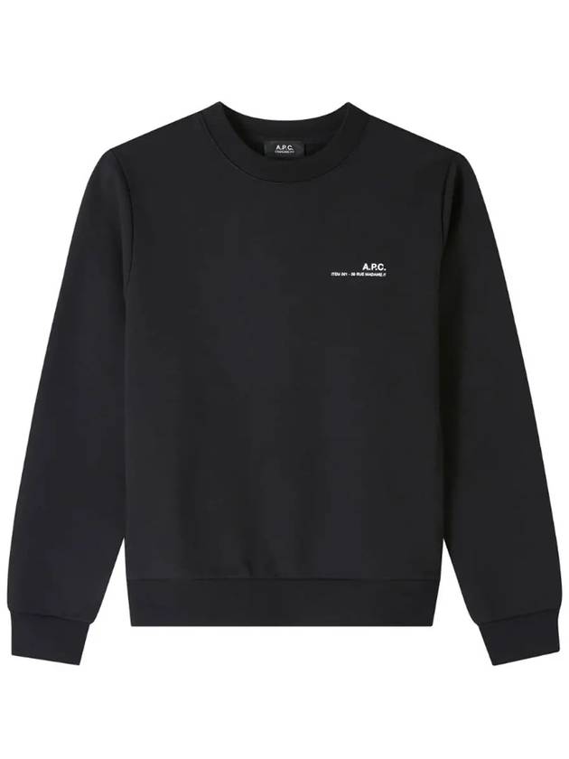 Item Logo Crew Sweatshirt Black - A.P.C. - BALAAN 2