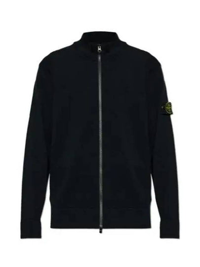 503A1 Stretch RWS Wool Knit Cardigan Black - STONE ISLAND - BALAAN 2