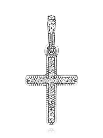 Sparkling Cross Pendant Silver - PANDORA - BALAAN 2