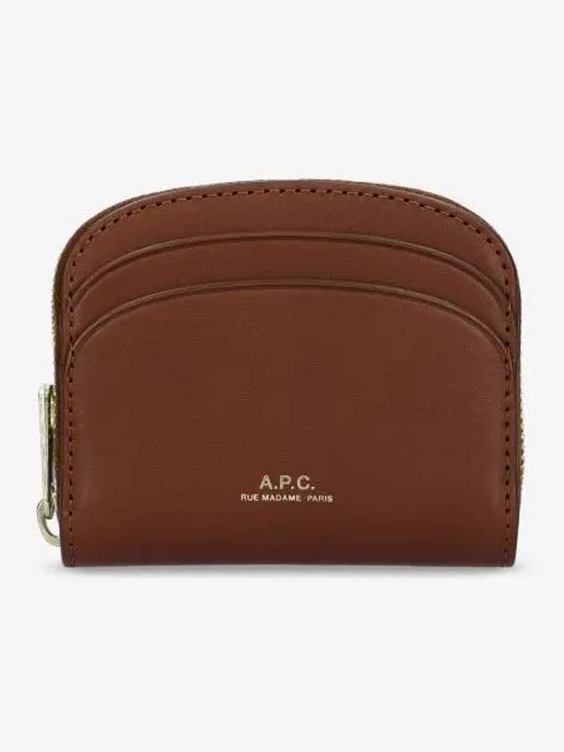 Half Moon Card Coin Wallet Brown - A.P.C. - BALAAN 2