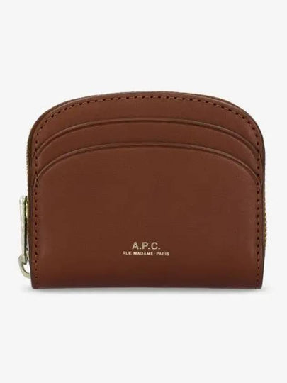 Half Moon Card Coin Wallet Brown - A.P.C. - BALAAN 2