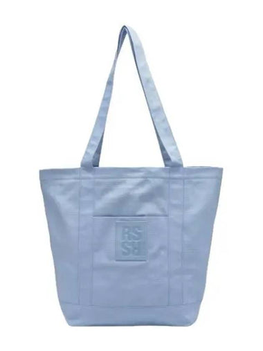 Logo Patch Inside Tote Bag Light Blue - RAF SIMONS - BALAAN 1