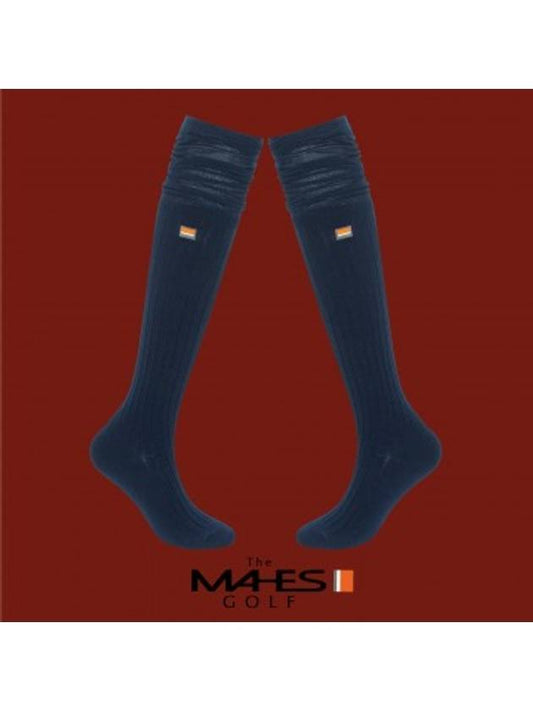 Women's Socks Navy Orange Label Leg Correction Knee High Socks ASOW293 - MAHES - BALAAN 1