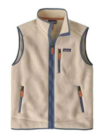 Men's Retro Pile Vest Beige Blue - PATAGONIA - BALAAN 2