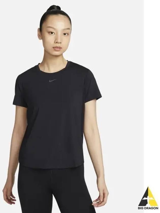 Women's One Classic Dry Fit Short Sleeve T-Shirt Black - NIKE - BALAAN 2