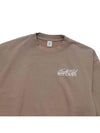 Health Club Cotton Sweatshirt Light Brown - SPORTY & RICH - BALAAN 4