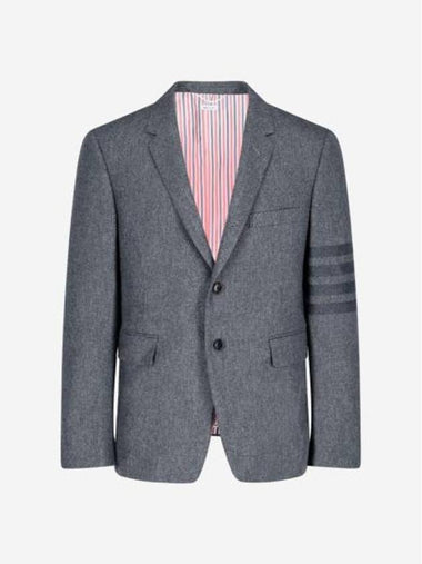 Striped Jacket Med Grey - THOM BROWNE - BALAAN 1