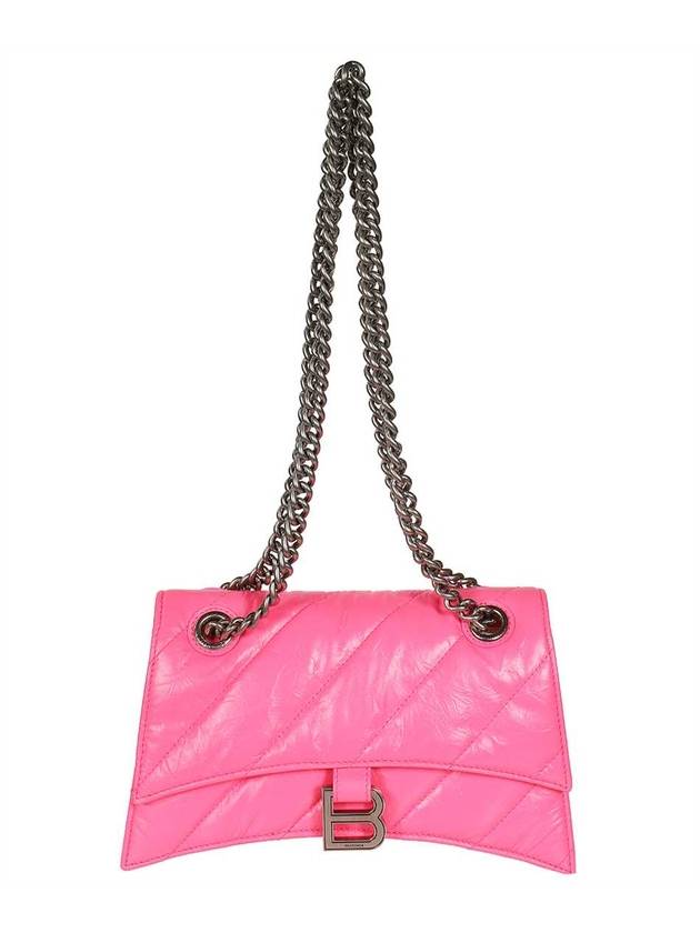 Crush Chain Shoulder Bag Pink - BALENCIAGA - BALAAN 2