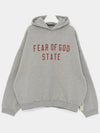 Essential Fleece Overfit State Men s Hoodie 192BT246251F - FEAR OF GOD - BALAAN 3