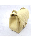 Mini Flap Lambskin Cross Bag Light Yellow - CHANEL - BALAAN 6