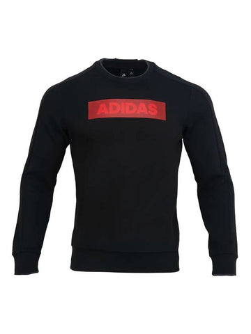 Crew Basic Sweatshirt Black - ADIDAS - BALAAN 1