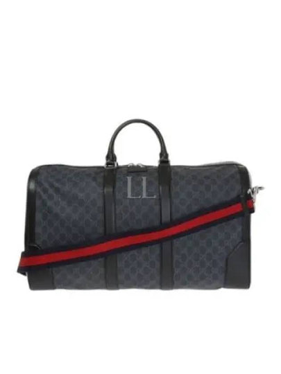 GG Carry-On Duffel Bag Black Grey - GUCCI - BALAAN 2