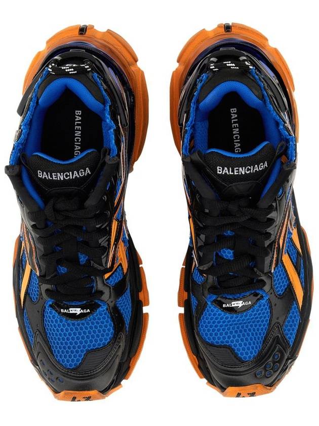 New Runner Trainers Low Top Sneakers Blue - BALENCIAGA - BALAAN 7