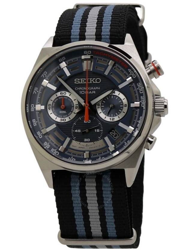 Seiko Chronograph Quartz Blue Dial Men's Watch SSB409P1 - SEIKO - BALAAN 1