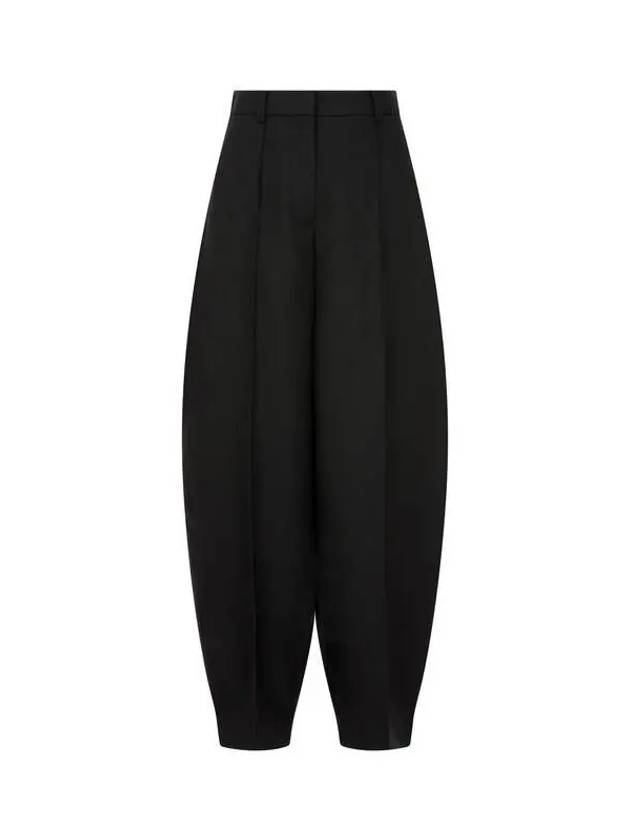 STELLA McCARTNEY Rayon Pintuck Balloon Pants Black - STELLA MCCARTNEY - BALAAN 1