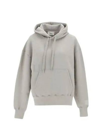 Label Hoodie Grey - AMI - BALAAN 2