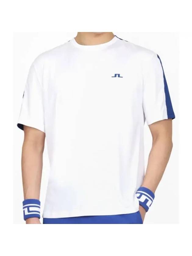 Ryder Short Sleeve T-Shirt White - J.LINDEBERG - BALAAN 1