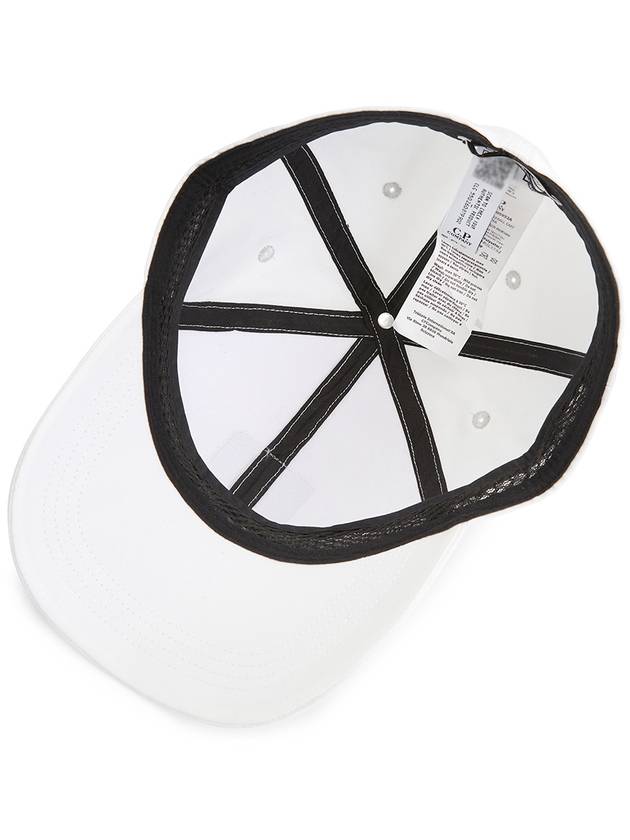 Metropolis Logo Ball Cap White - CP COMPANY - BALAAN 6