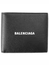 Cash Square Folded Wallet Black - BALENCIAGA - BALAAN 2