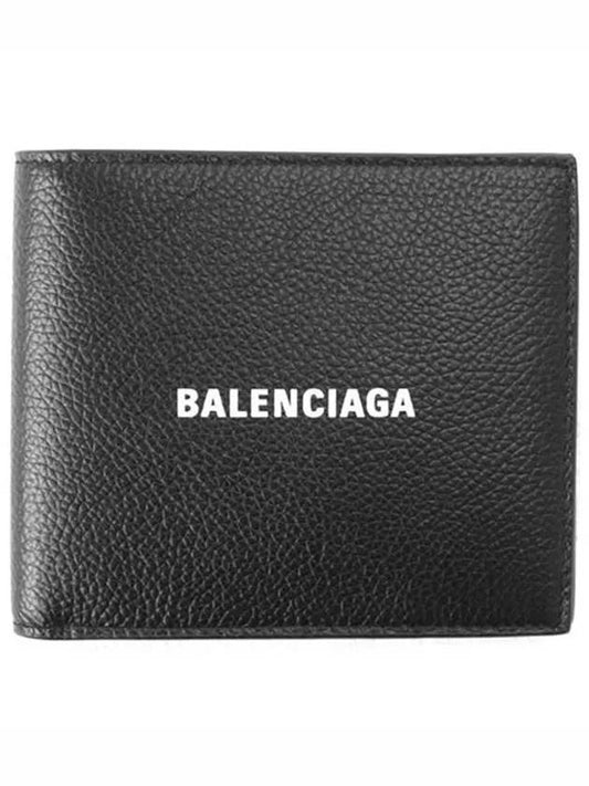 Cash Square Folded Wallet Black - BALENCIAGA - BALAAN 2