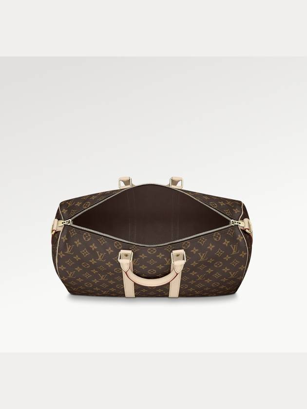 Keepall Bandouliere Monogram Duffel Bag Brown - LOUIS VUITTON - BALAAN 5