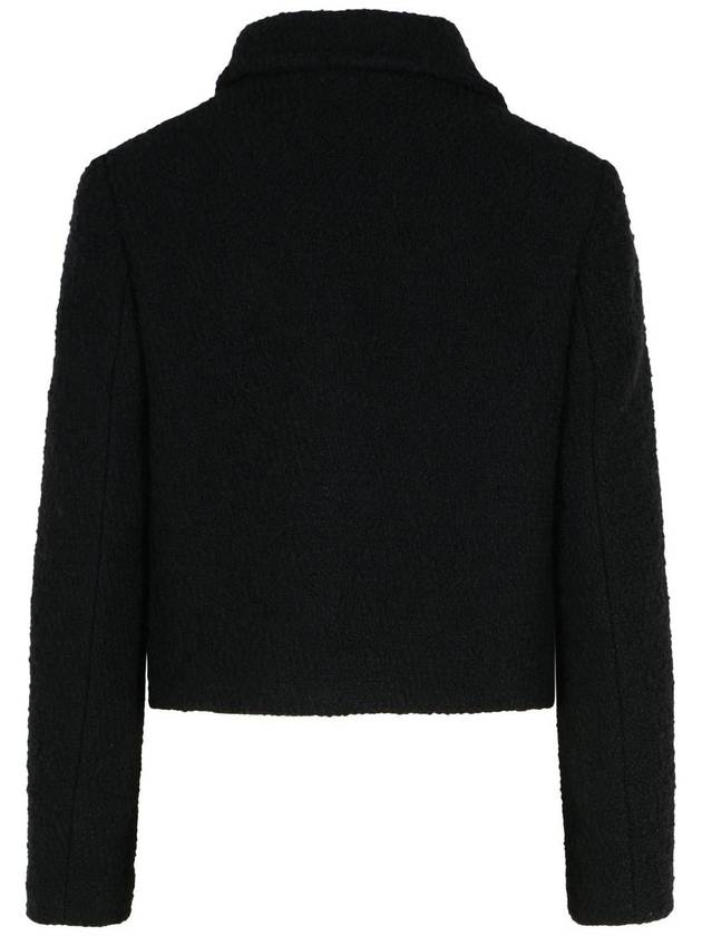 Fay Black Wool Blend Jacket - FAY - BALAAN 3