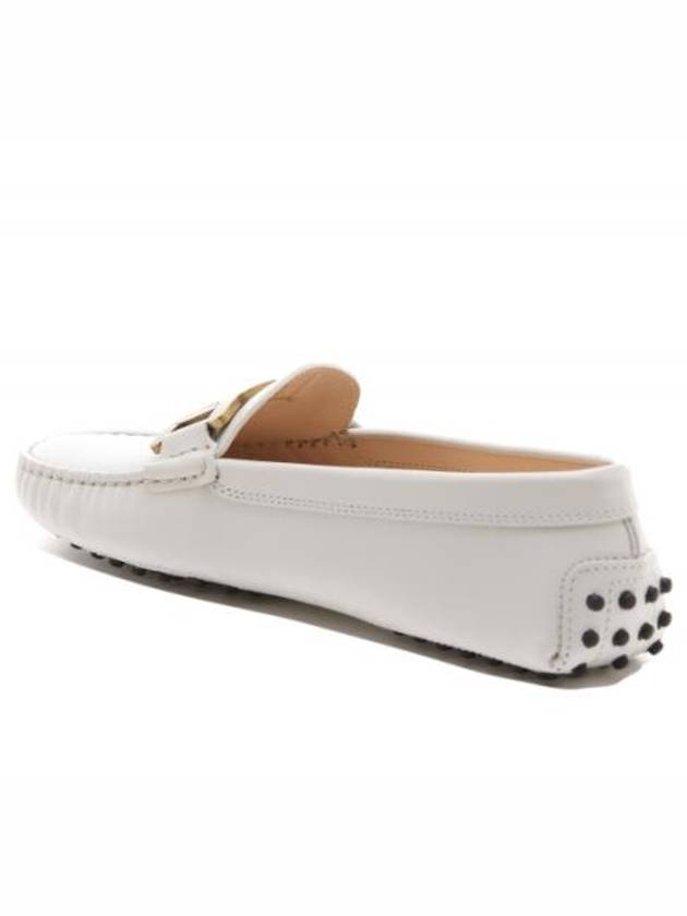 Women's Kate  Gommino Driving Shoes Off White - TOD'S - BALAAN 4