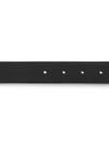 V Logo Leather Belt Black - VALENTINO - BALAAN 4