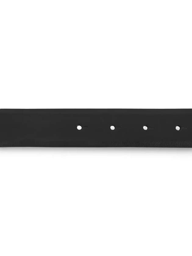 V Logo Leather Belt Black - VALENTINO - BALAAN 4