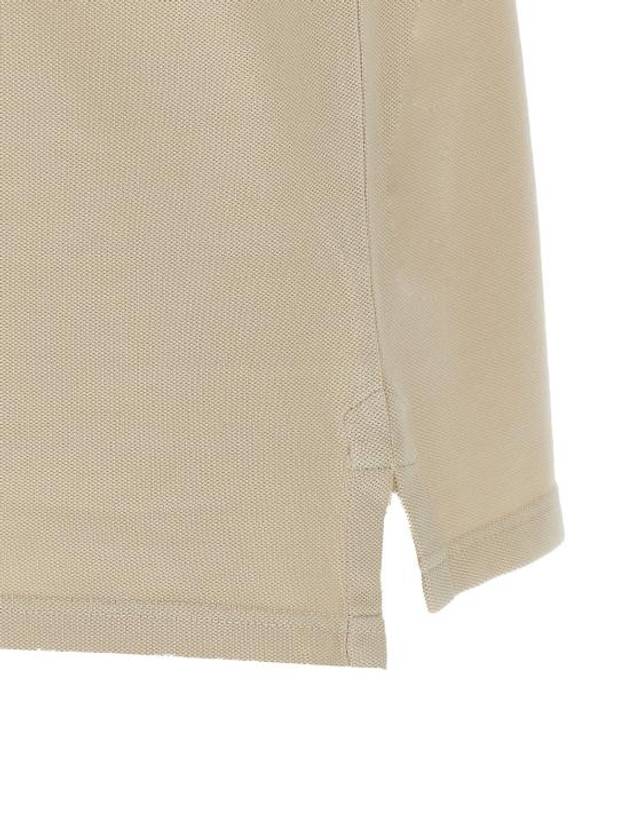 Logo Polo Shirt Beige - ISABEL MARANT - BALAAN 5