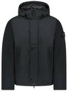 Techno Fabric Hooded Jacket Black - STONE ISLAND - BALAAN 2