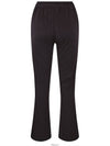 Women's Velor Bootcut Track Pants Black - MONCLER - BALAAN 6