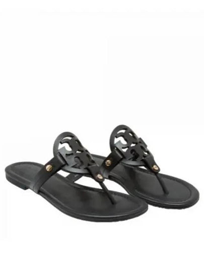 Miller Leather Sandals Black - TORY BURCH - BALAAN 2